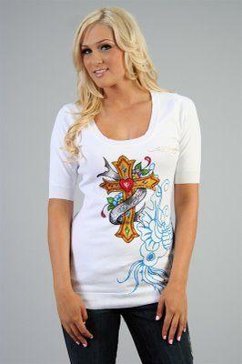 Ed Hardy shirts women-592